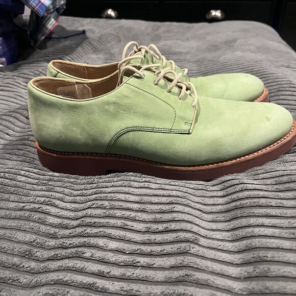 Brooks Brothers Green Suede Goodyear Welted Mens Oxford Size 8.5 main image 11